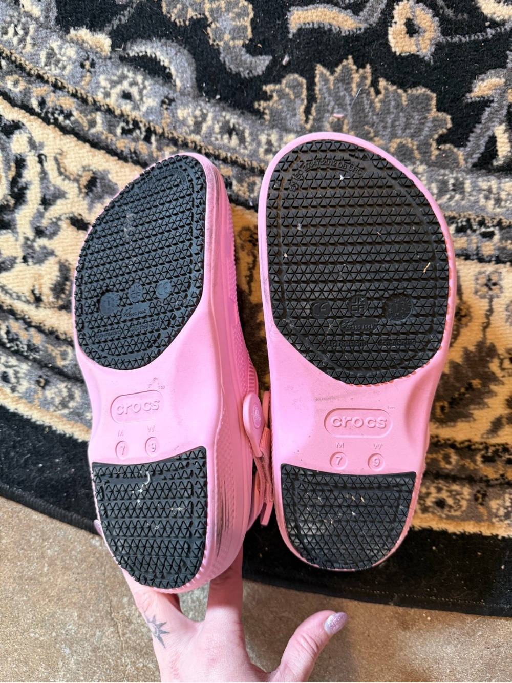 Pink Comfort Clog Shoes - Picture 2 of 6